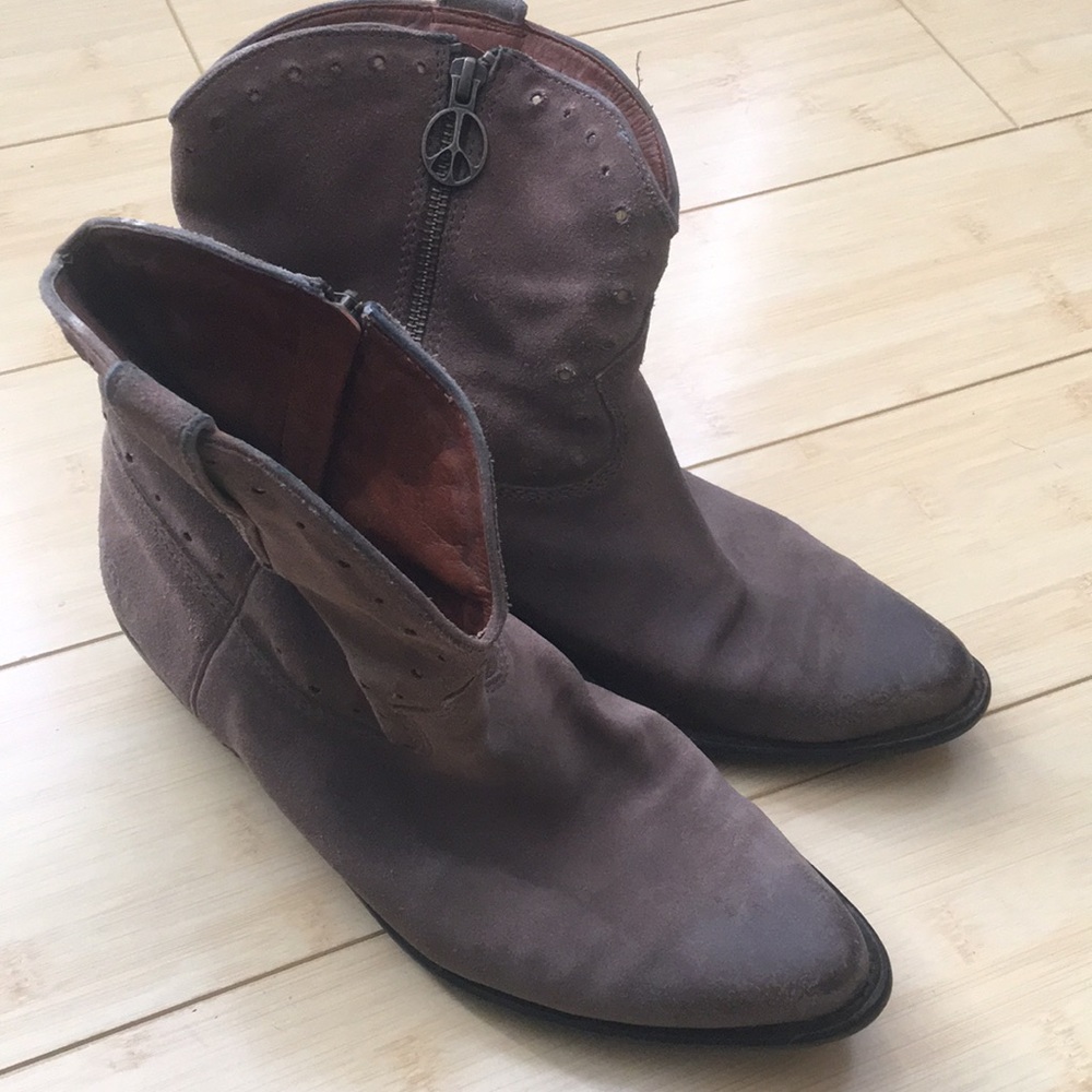 Lucky Brand cowboy booties